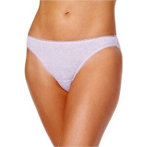 Charter Club Womens Pretty Cotton Bikini 1 Amethyst Hthr XXL
